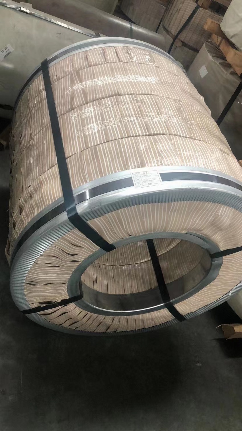 寶鋼鍍鋅精包裝，出口材料