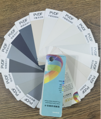 寶鋼彩涂卷色卡PVDF